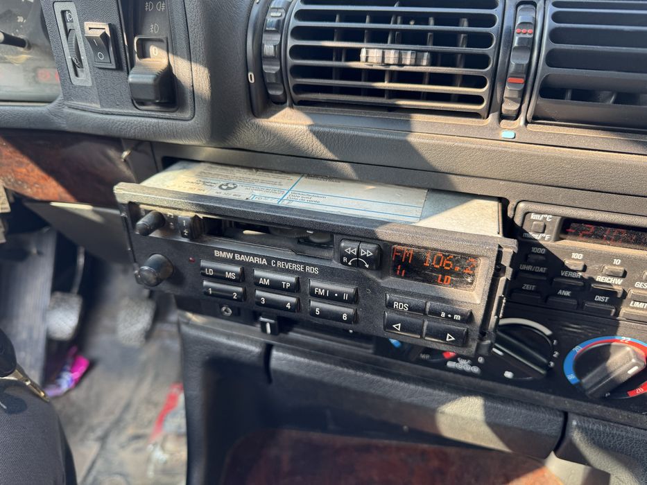 Radio bmw e34 bavaria c e36 reverse rds rarytas e32