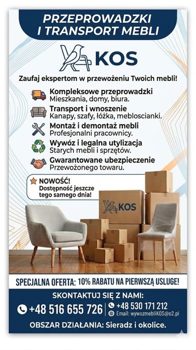 opróżnanie mieszkan, piwnic i przeprowadzki