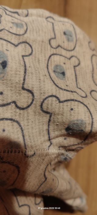 Spodnie niemowlęce 56 F&F w misie