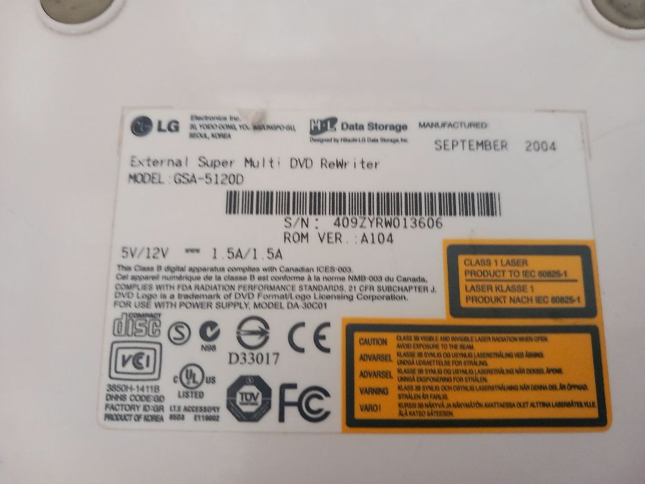 Lg  Leitor /gravador DVD  externo