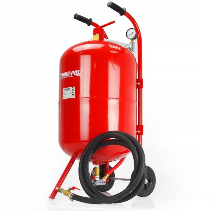 PIASKARKA MOBILNA syfonowa 76 L maska +3 dysze