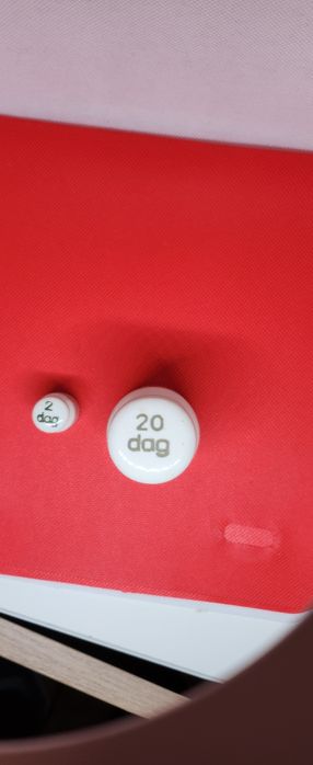 Pamiątki z PRL odważniki do wagi