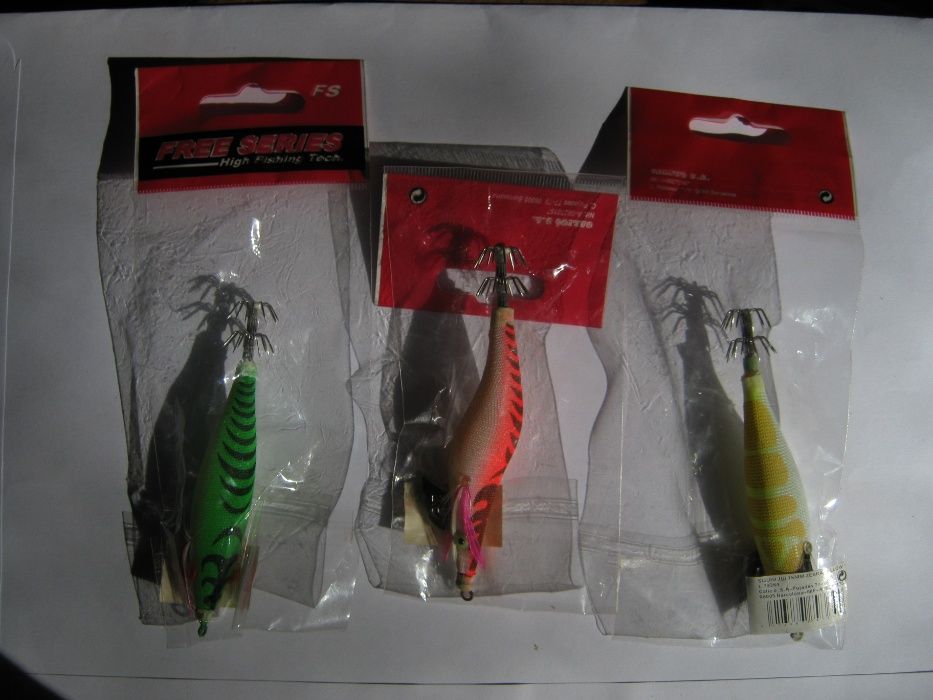 Palhaços de pesca ao choco/lula