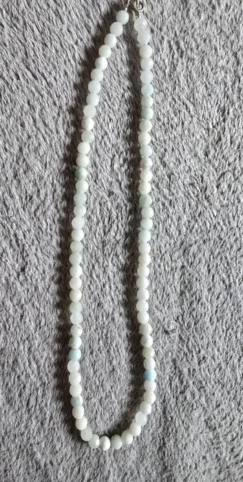 Nowy srebrny naszyjnik z hemimorfitem