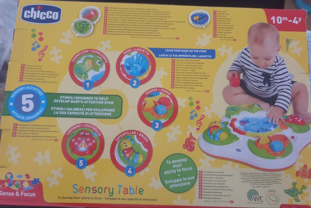 Mesa de atividades Chicco Sensory Table