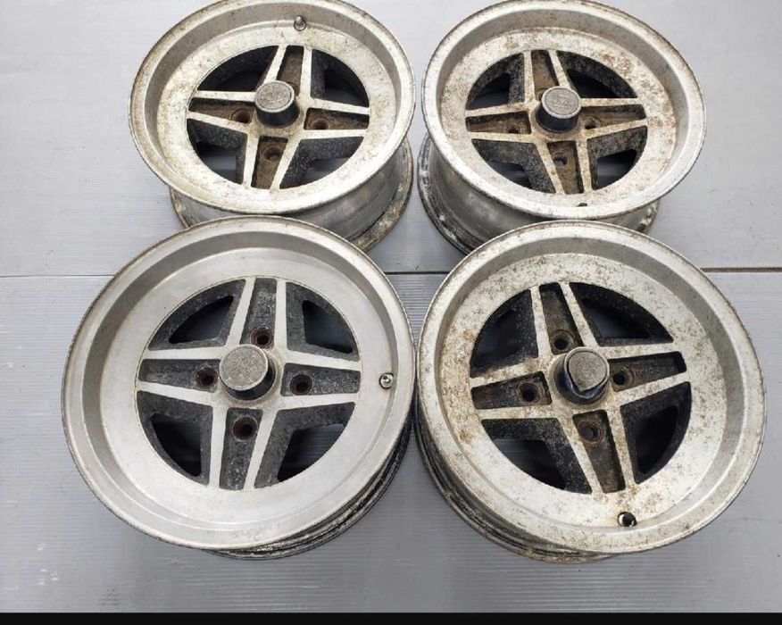 COLIN CROSS FEVER by ENKEI 14" 6J, ET -8, 4x114.3 JANTES RARAS Made in Japan