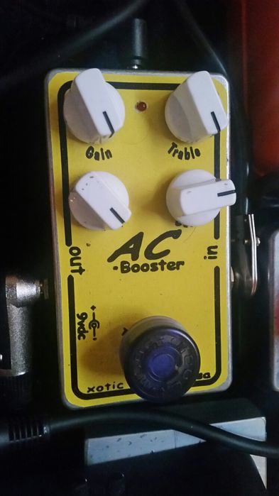 FRONT naklejka AC booster xotic efects usa klon