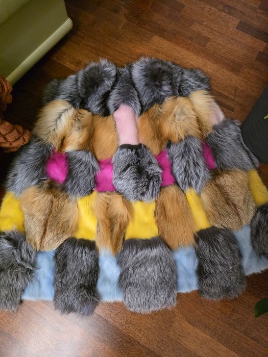 Норкова Кольорова довга жилетка