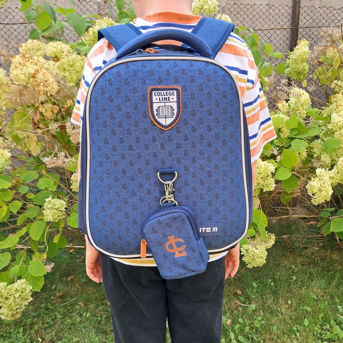 Каркасний шкільний рюкзак Kite Education College Line boy