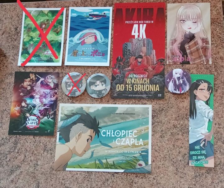 Sprzedam Gadżety Anime