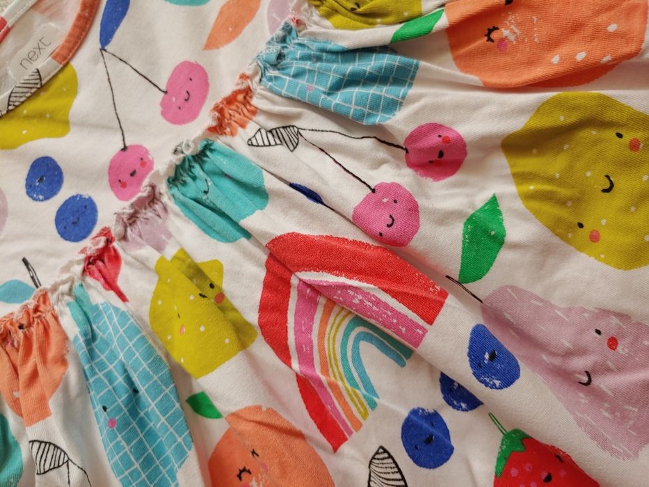 NEXT sukienka na lato dziewczynka roz 74 cm (6-9 mcy)