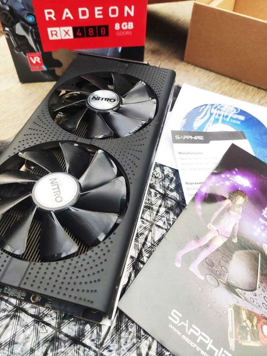 Sapphire Radeon RX 480 NITRO+ OC 8Gb (11260-01-20G)