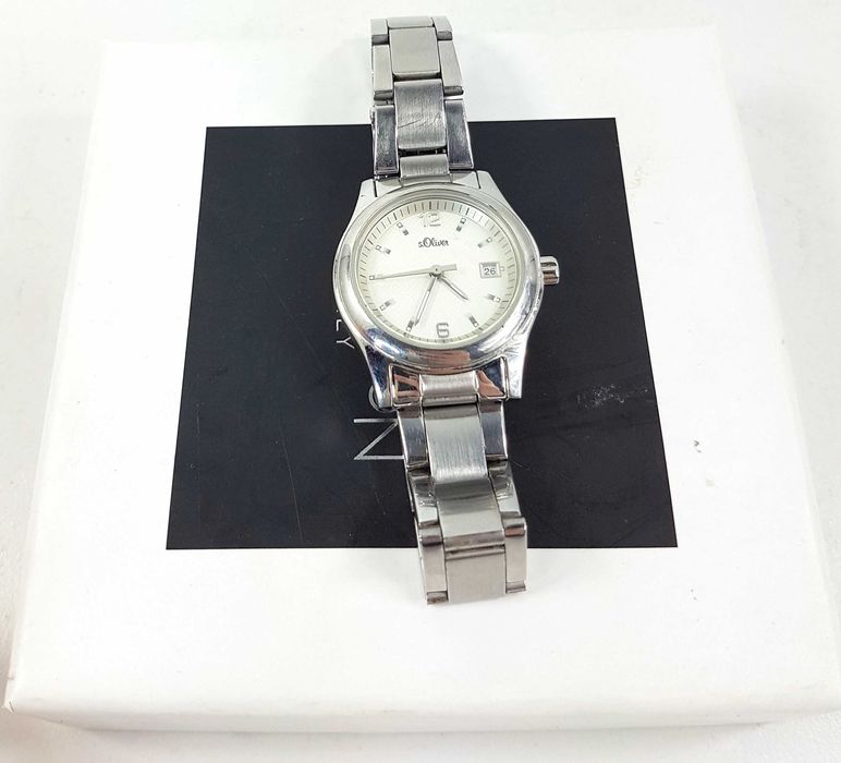Stylowy zegarek S. OLIVER 9296 wodoodporny