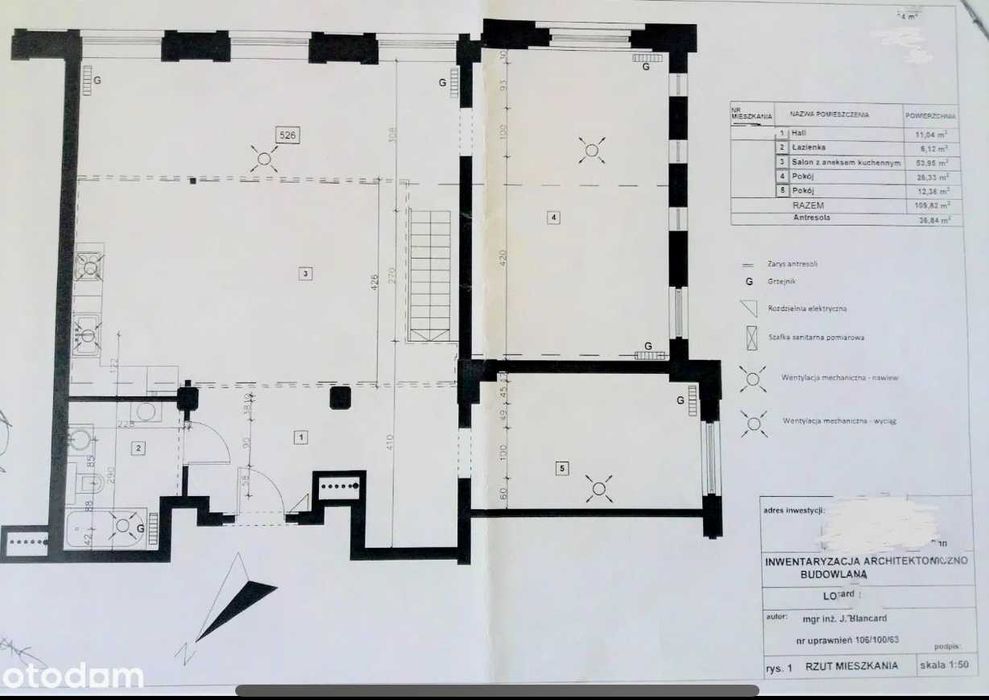 Bezpośrednio klimatyczny LOFT - 110 m 2 + 36 antresola w Żyrardowie