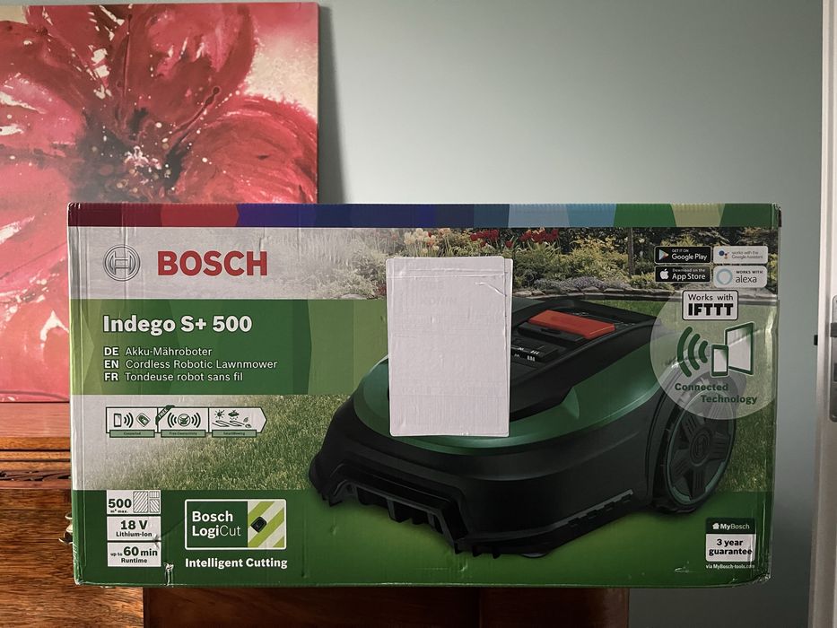 Robot koszący BOSCH Indego S+ 500 sterowanie Wi-Fi