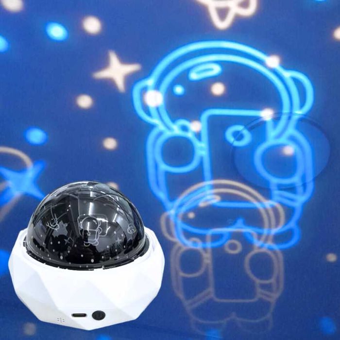 Projetor de Luz Nave Espacial com Coluna de Som (NOVOS)