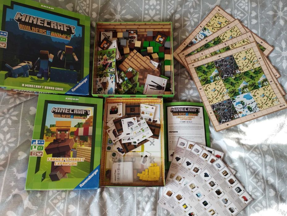 Minecraft gra planszowa + dodatek