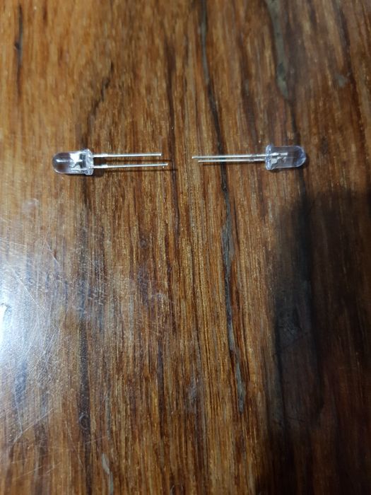 Світлодіод  5мм, 3вольт, білий яркий.