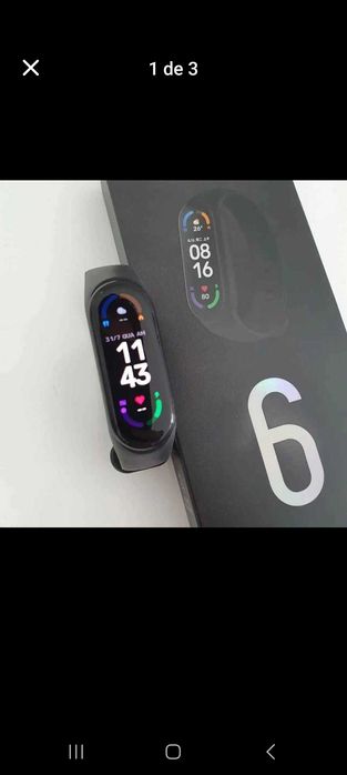 Xiami band 6 com caixa e cabo