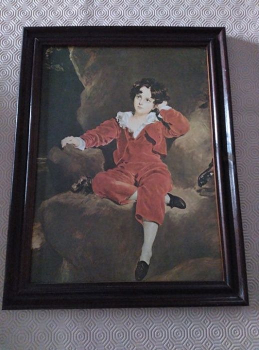 Quadros pintados 3 unid. 45x35cm