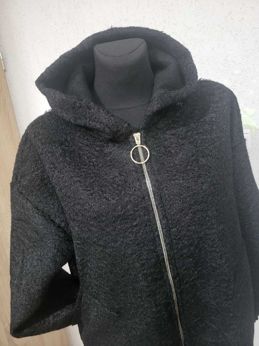 Czarna ciepła bluza 40  42