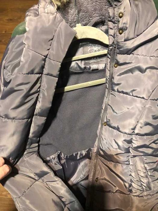 Smyk cool club długa zimowa kurtka pikowana Parka 122