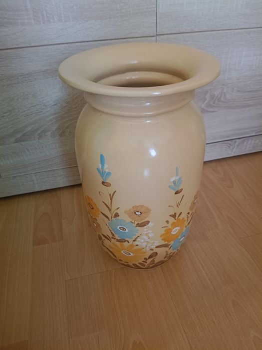 Wazon ozdobny ceramiczny ceramika kwiaty wzory