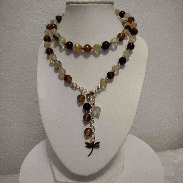 Naszyjnik rękodzieło kamień