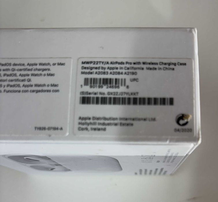 AirPods Pro (1.ª Geração) Caixa Wireless + Capa Spigen + Pontas + Caixa Original
