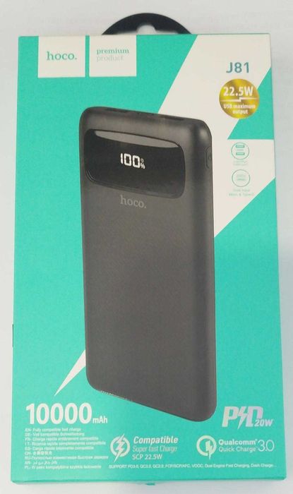 Power Bank 10000MAH by HOCO (lote de dez)