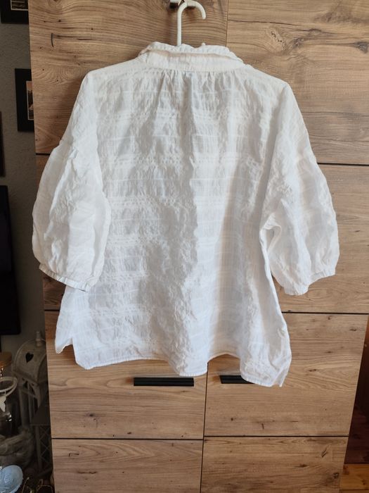 Marie Lund Copenhagen biała bluzka koszula 42 oversize