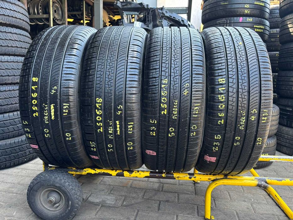 4X OPONY CAŁOROCZNE 235/50R20 104W Pirelli Scorpion Zero All Season XL Rant Ochronny J Jaguar LR Land Rover PNCS PIANKA 8.1MM 2023R CAŁE! #250618