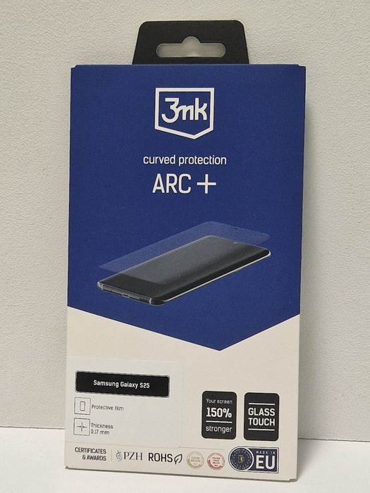 Folia 3MK ARC+ FS Fullscreen do Samsung Galaxy S25