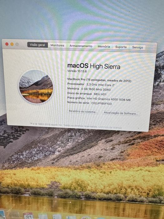 MacBook Pro 15 polegadas