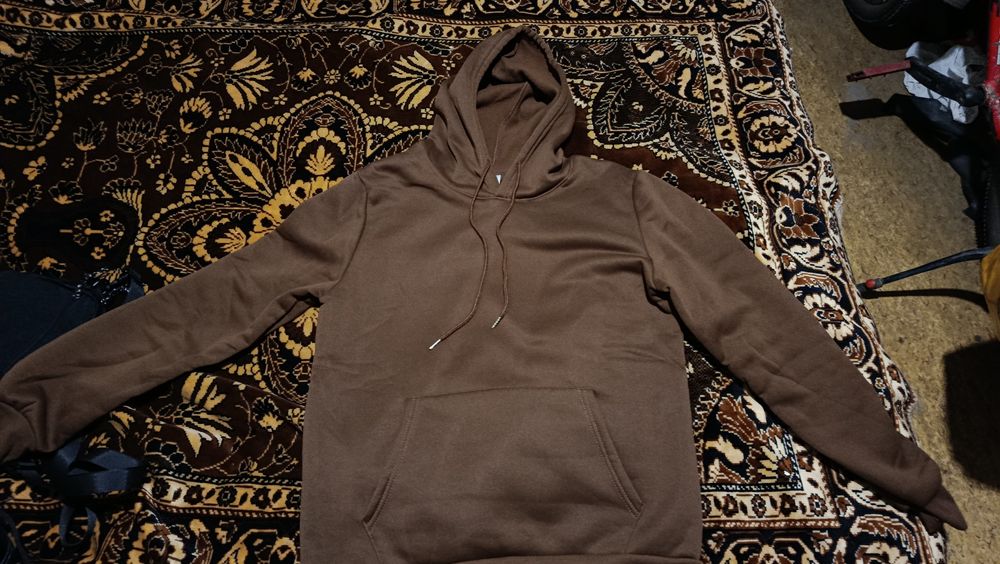 Худи коричневое без бренда