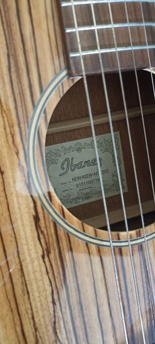Guitarra Ibanez Electro-acústica AEW40-ZW NT