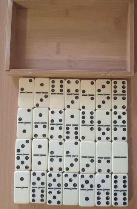 Доміно у бамбуковому футлярі 19×12×3