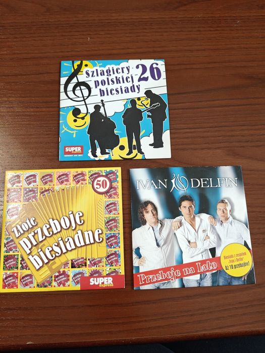 Płyty przeboje różne 3 sztuki