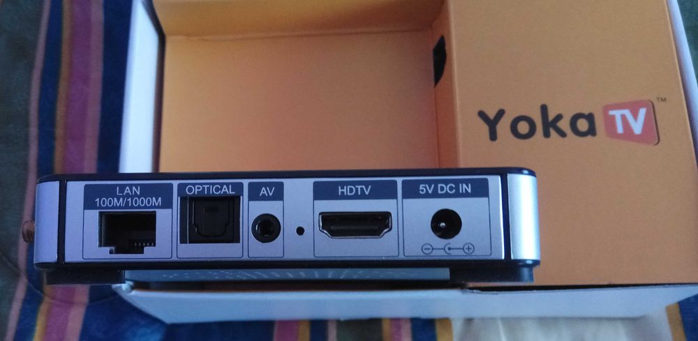 TV Box Yoka - Potente e Completa - Nova!