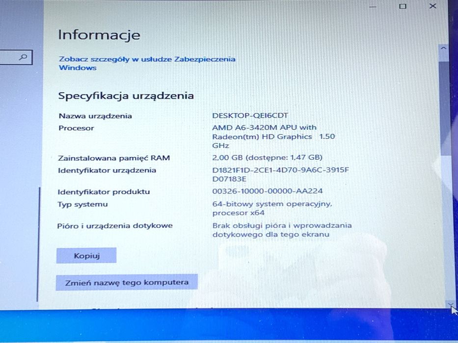 Laptop Toshiba L755D 500GB/2GB
