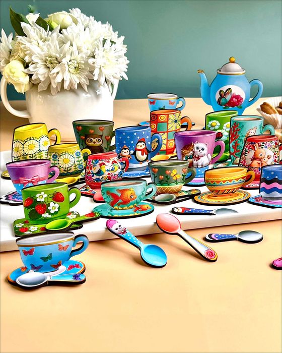 Drewniana 3D Gra «Wesoła kawka»