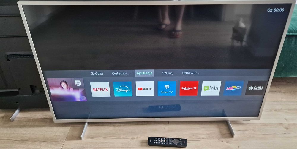 Smart TV Phillips 50 cali (2 szt) z obsługą Netflix Disney+ tv kablowej satelitarnej i sieciowej stan jak nowy,odbiór bezpośredni lub dowóz,Kołobrzeg