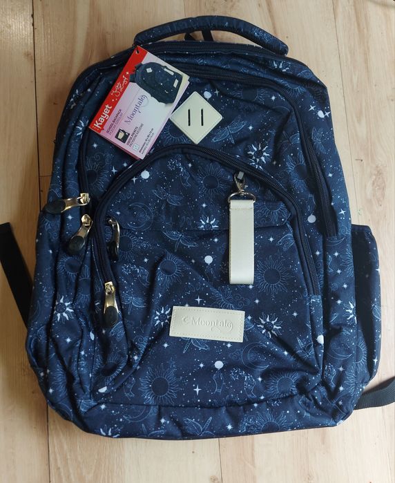 NOWY Plecak szkolny młodzieżowy Moontale Kayet Kosmos A4 potrójny