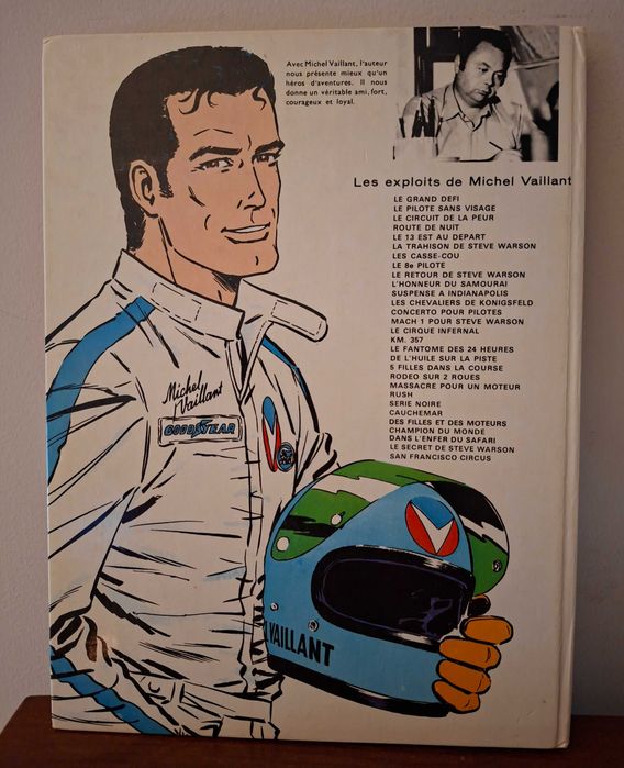 Álbum de Michel Vaillant em francês "Suspense a Indianapolis "