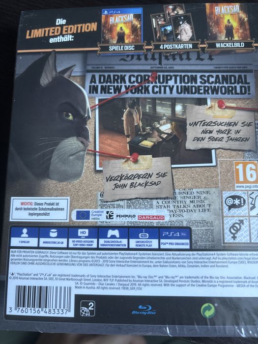 Blacksad under the skin ps4