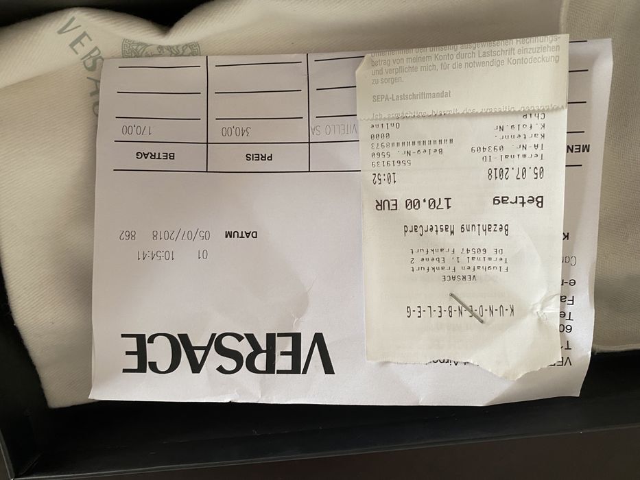 Carteira Versace nova