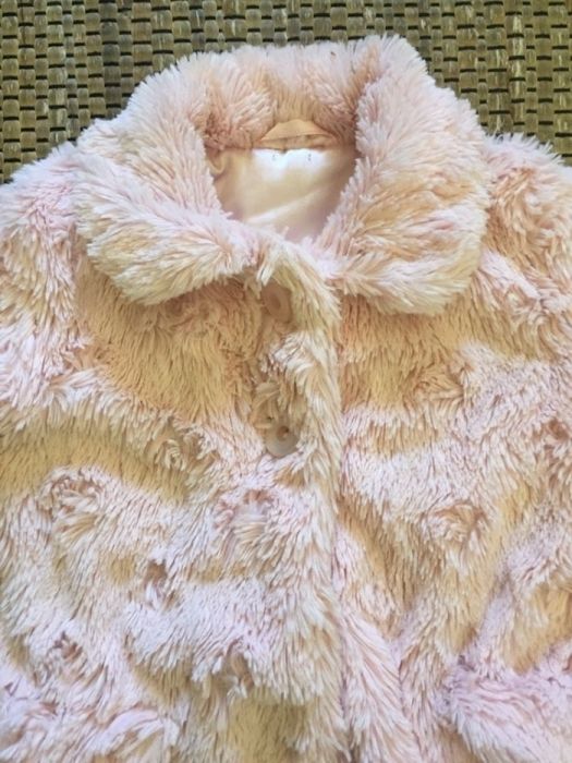 Casaco rosa pelo  2-3 anos