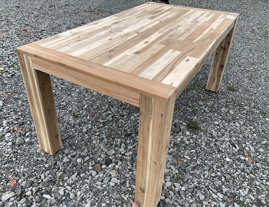 Stół kolonialny oczyszczony lite drewno 160/90