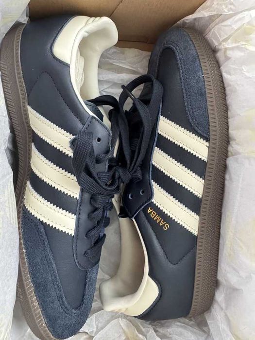 (БЕЗ ПЕРЕДОПЛАТИ) Adidas Samba OG Navy Blue адідас самба темно сині
