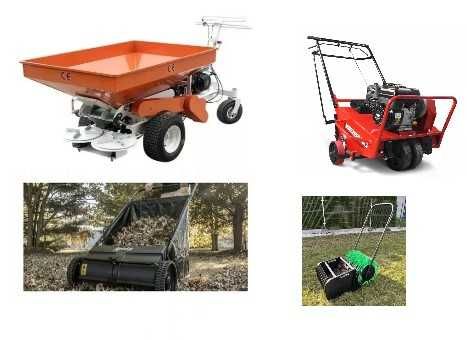 wypożyczalnia zbieraczka wertykulator aerator rurkowy posypywarka